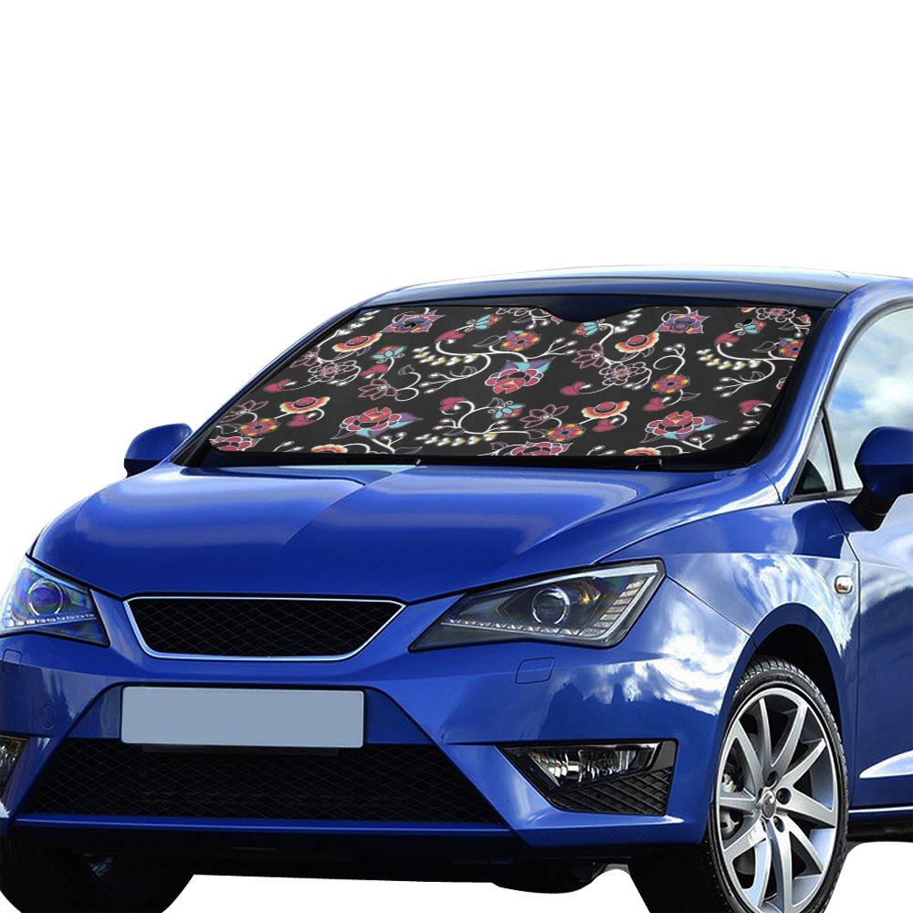 Floral Danseur Car Sun Shade 55"x30" Car Sun Shade e-joyer