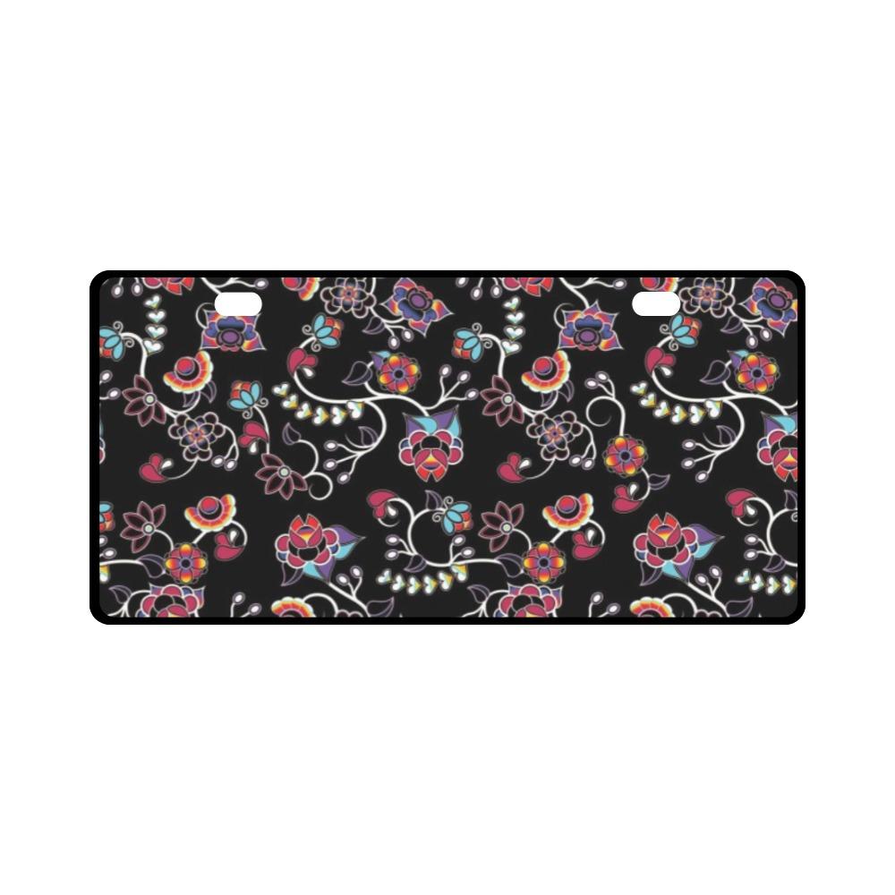 Floral Danseur License Plate License Plate e-joyer