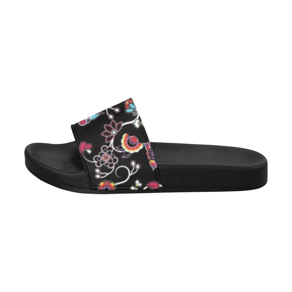 Floral Danseur Men's Slide Sandals (Model 057) Men's Slide Sandals (057) e-joyer