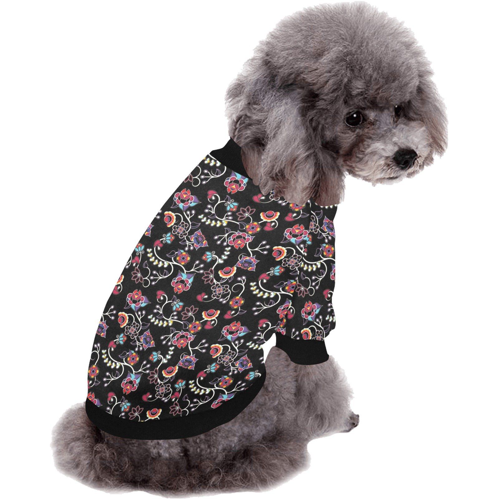 Floral Danseur Pet Dog Round Neck Shirt Pet Dog Round Neck Shirt e-joyer