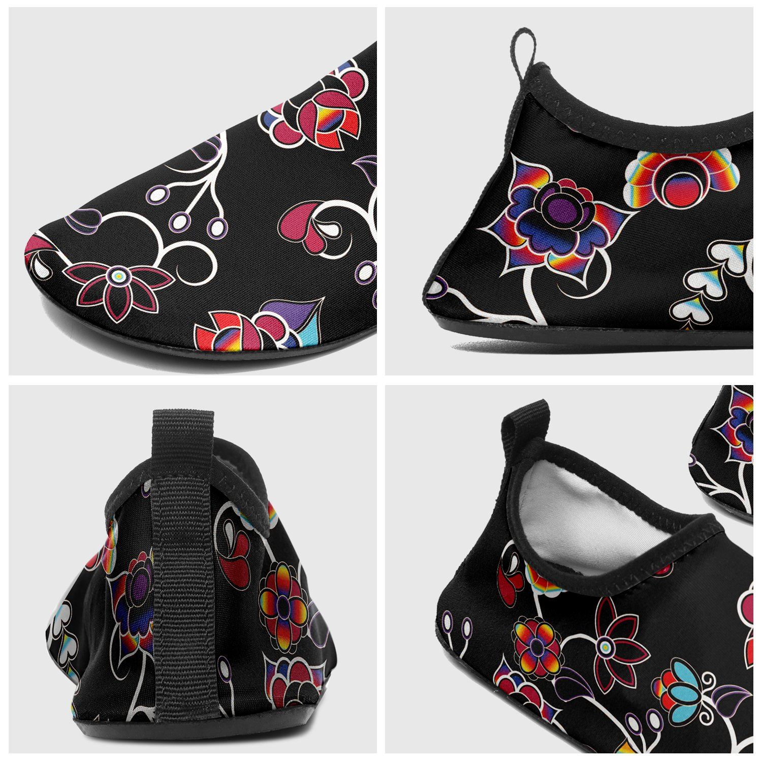 Floral Danseur Sockamoccs Slip On Shoes Herman