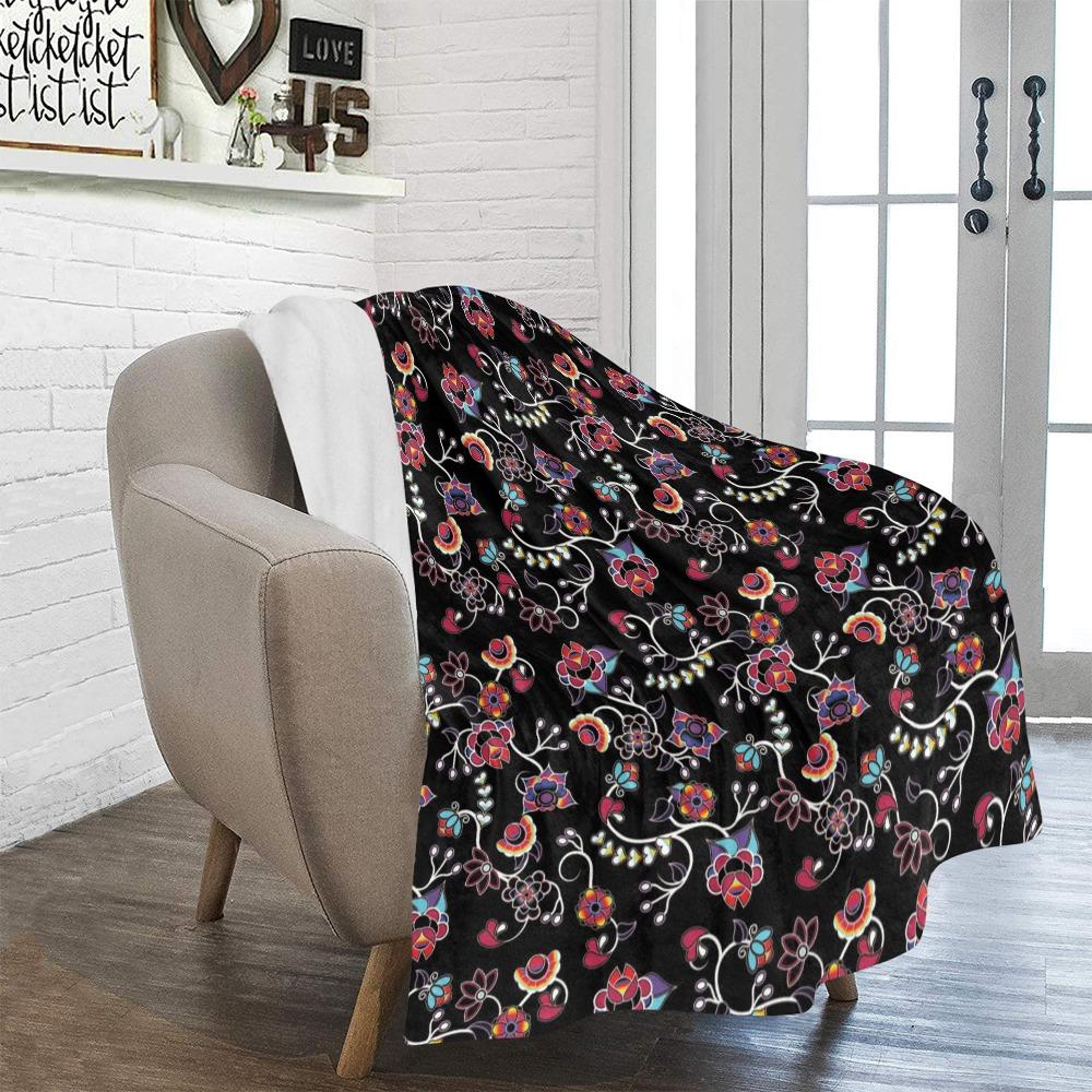 Floral Danseur Ultra-Soft Micro Fleece Blanket 50"x60" Ultra-Soft Blanket 50''x60'' e-joyer