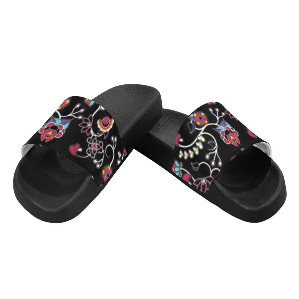 Floral Danseur Women's Slide Sandals (Model 057) Women's Slide Sandals (057) e-joyer