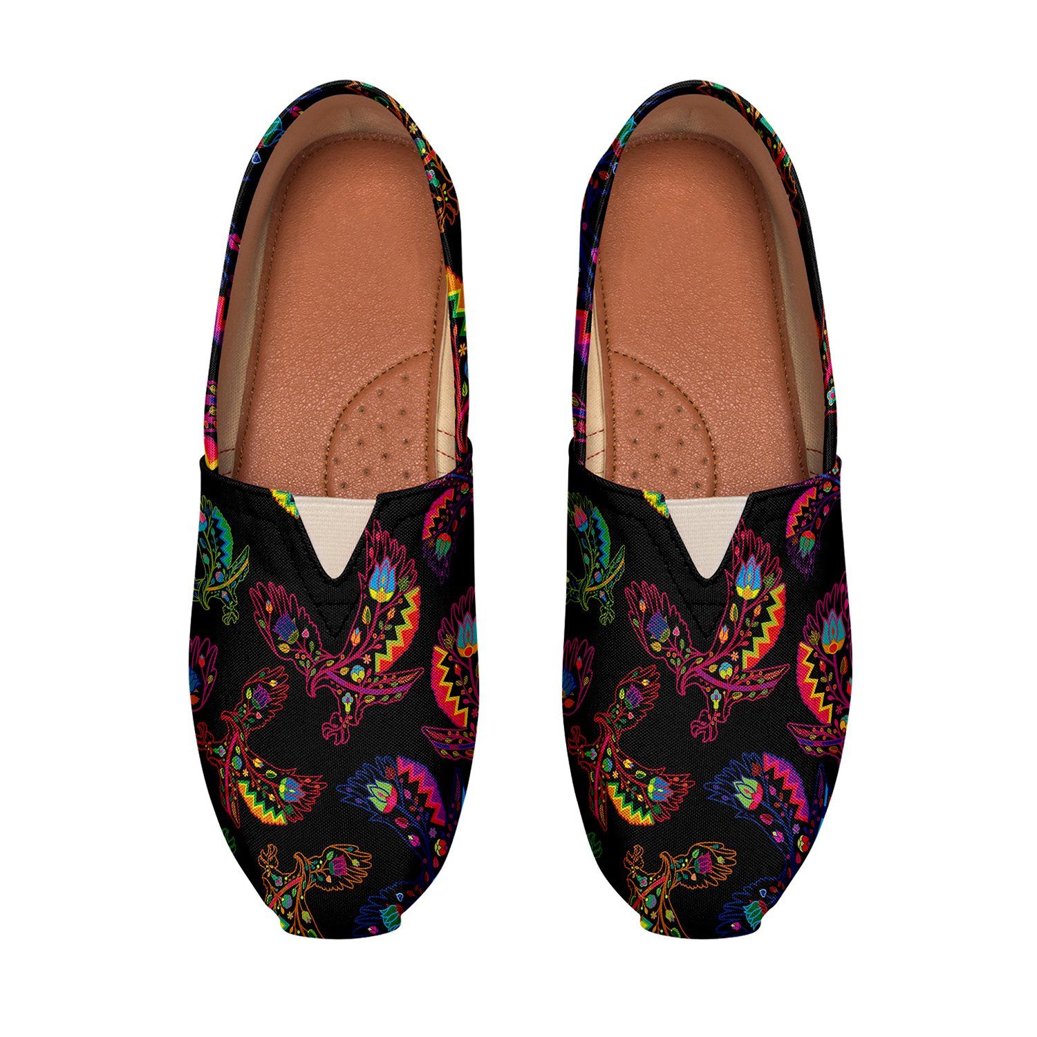 Floral Eagle Casual Unisex Slip On Shoe Herman