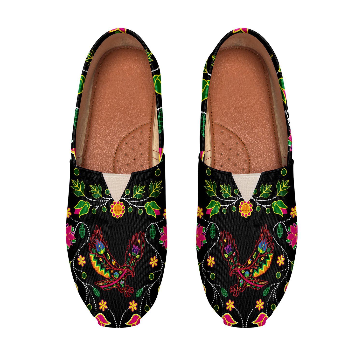 Floral Eagle Casual Unisex Slip On Shoe Herman