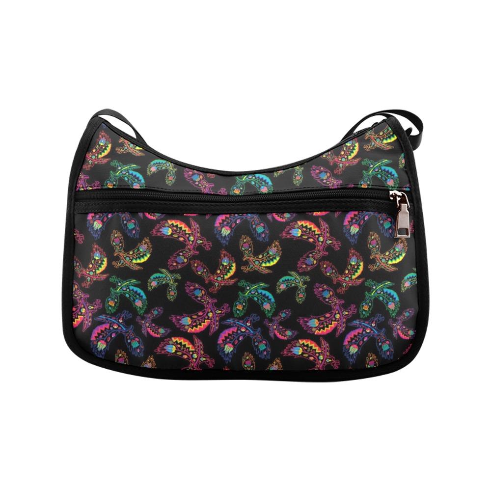 Floral Eagle Crossbody Bags (Model 1616) Crossbody Bags (1616) e-joyer