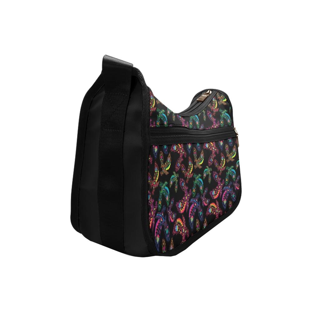 Floral Eagle Crossbody Bags (Model 1616) Crossbody Bags (1616) e-joyer