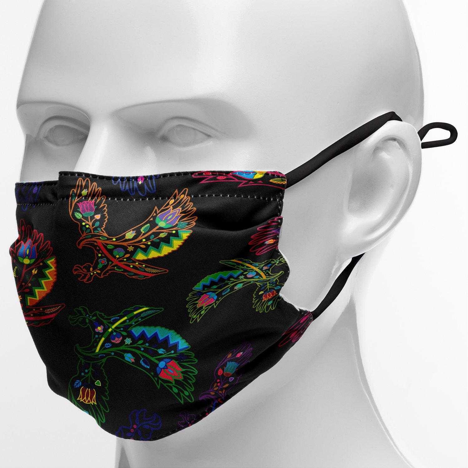Floral Eagle Face Cover Herman