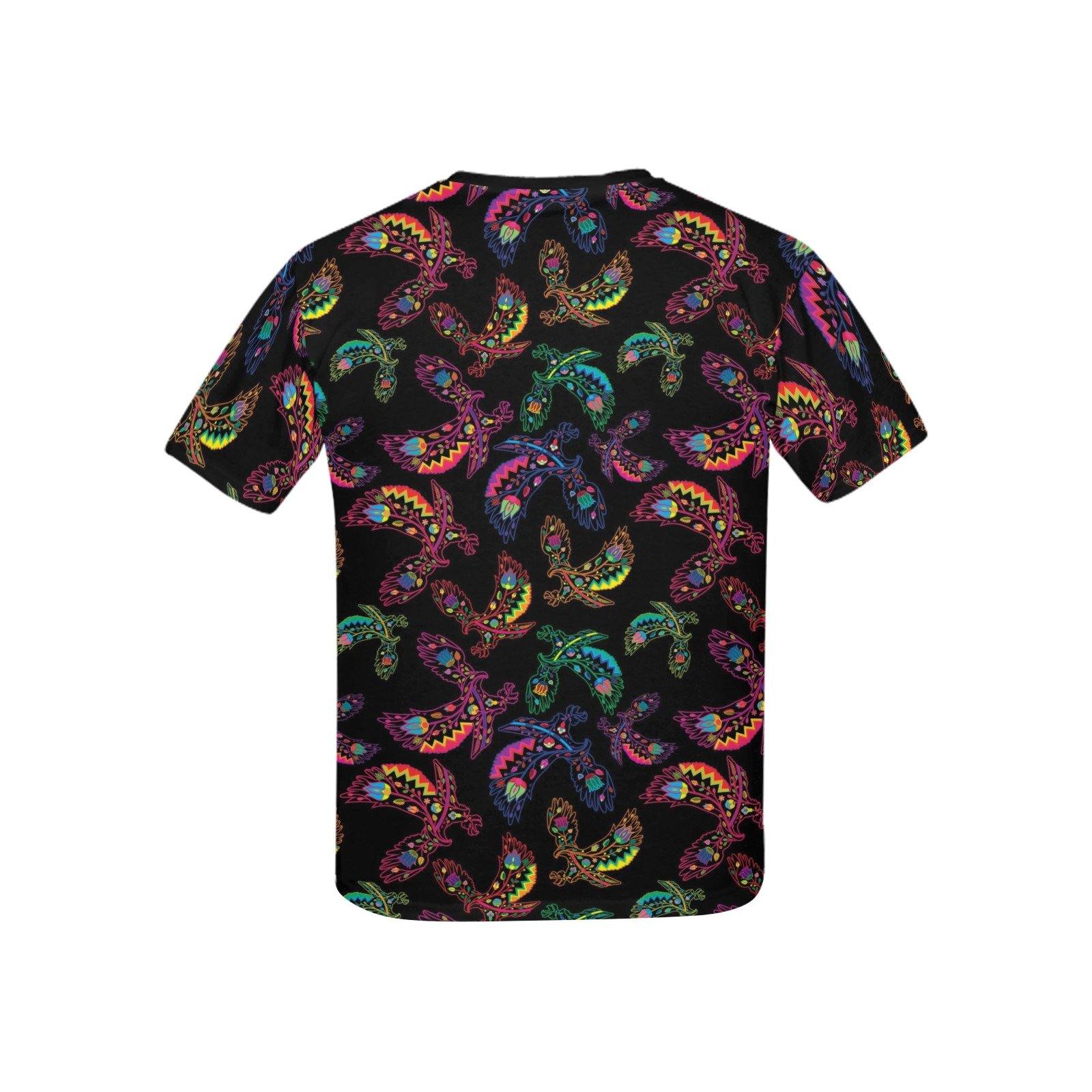 Floral Eagle Kids' All Over Print T-shirt (USA Size) (Model T40) All Over Print T-shirt for Kid (T40) e-joyer