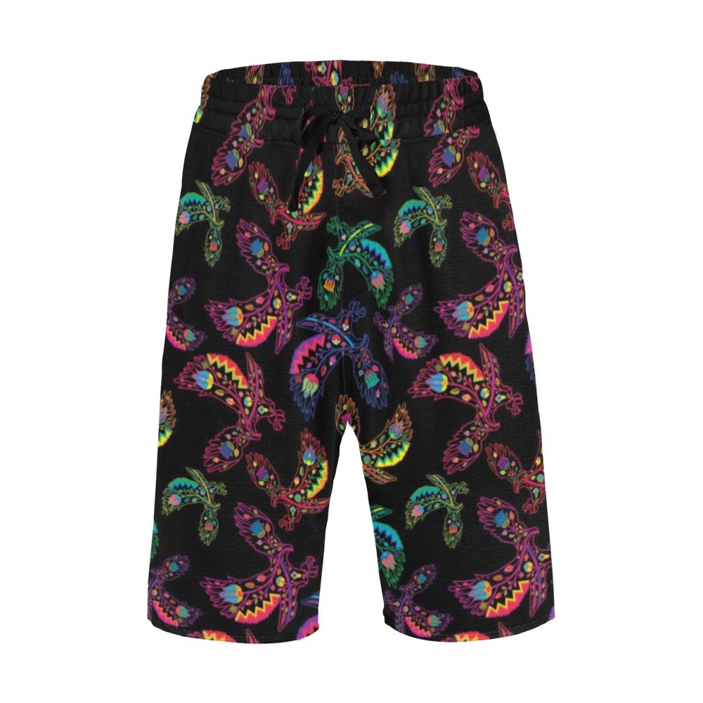 Floral Eagle Men's All Over Print Casual Shorts (Model L23) Men's Casual Shorts (L23) e-joyer