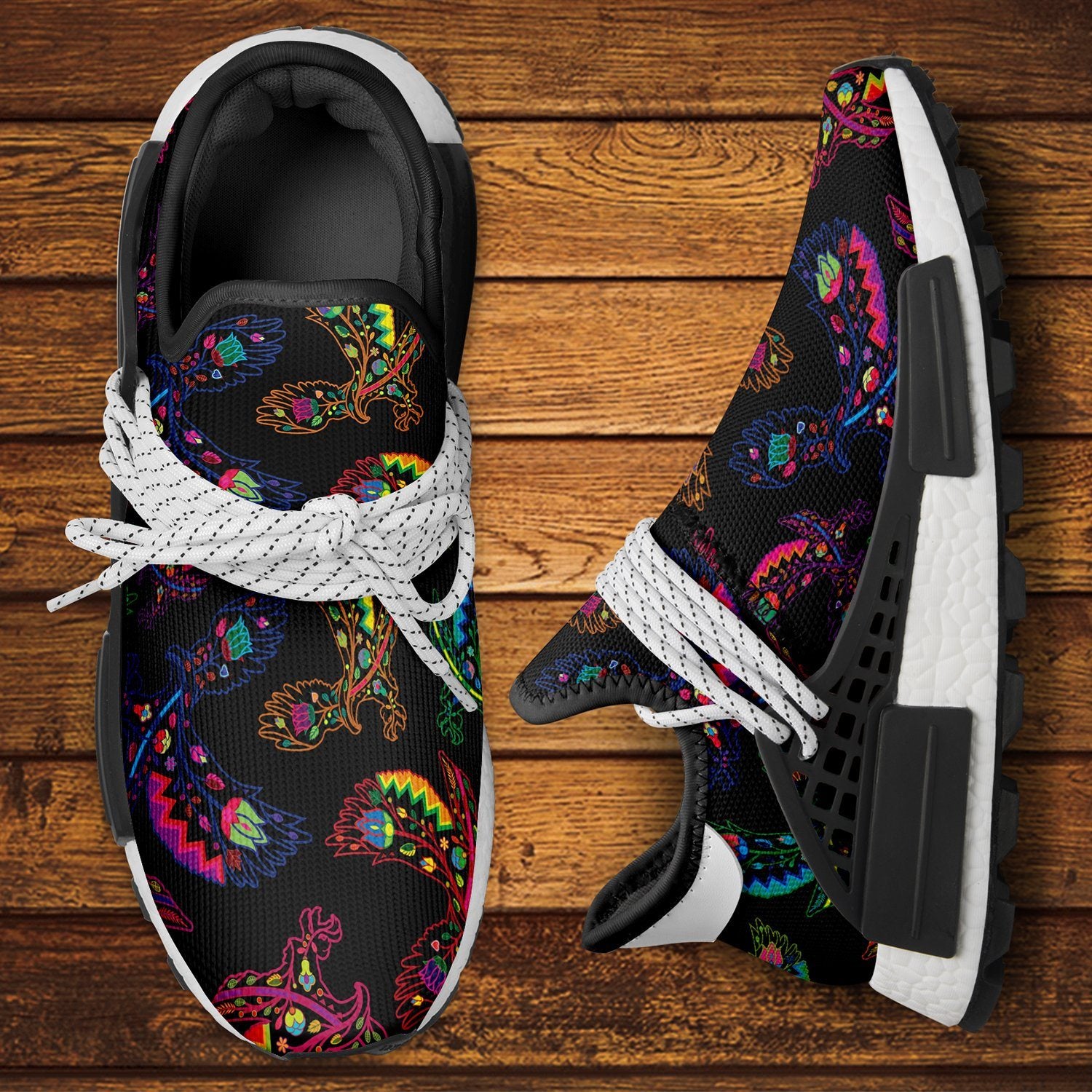 Floral Eagle Okaki Sneakers Shoes Herman