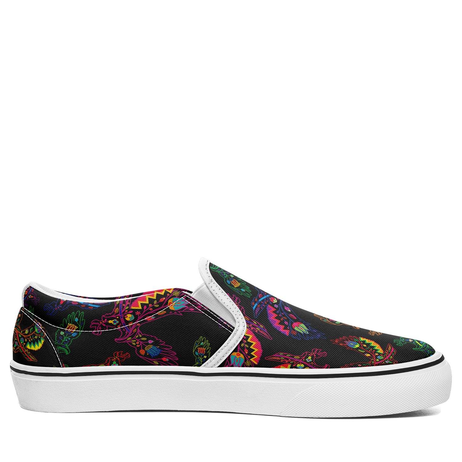 Floral Eagle Otoyimm Canvas Slip On Shoes otoyimm Herman