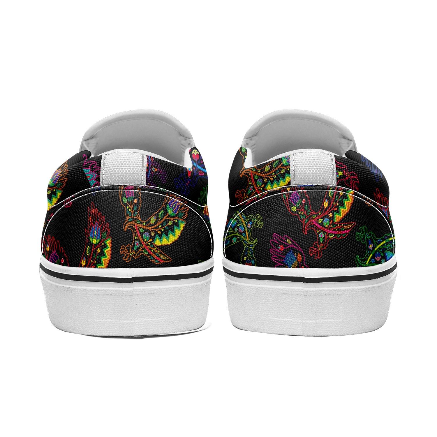 Floral Eagle Otoyimm Canvas Slip On Shoes otoyimm Herman