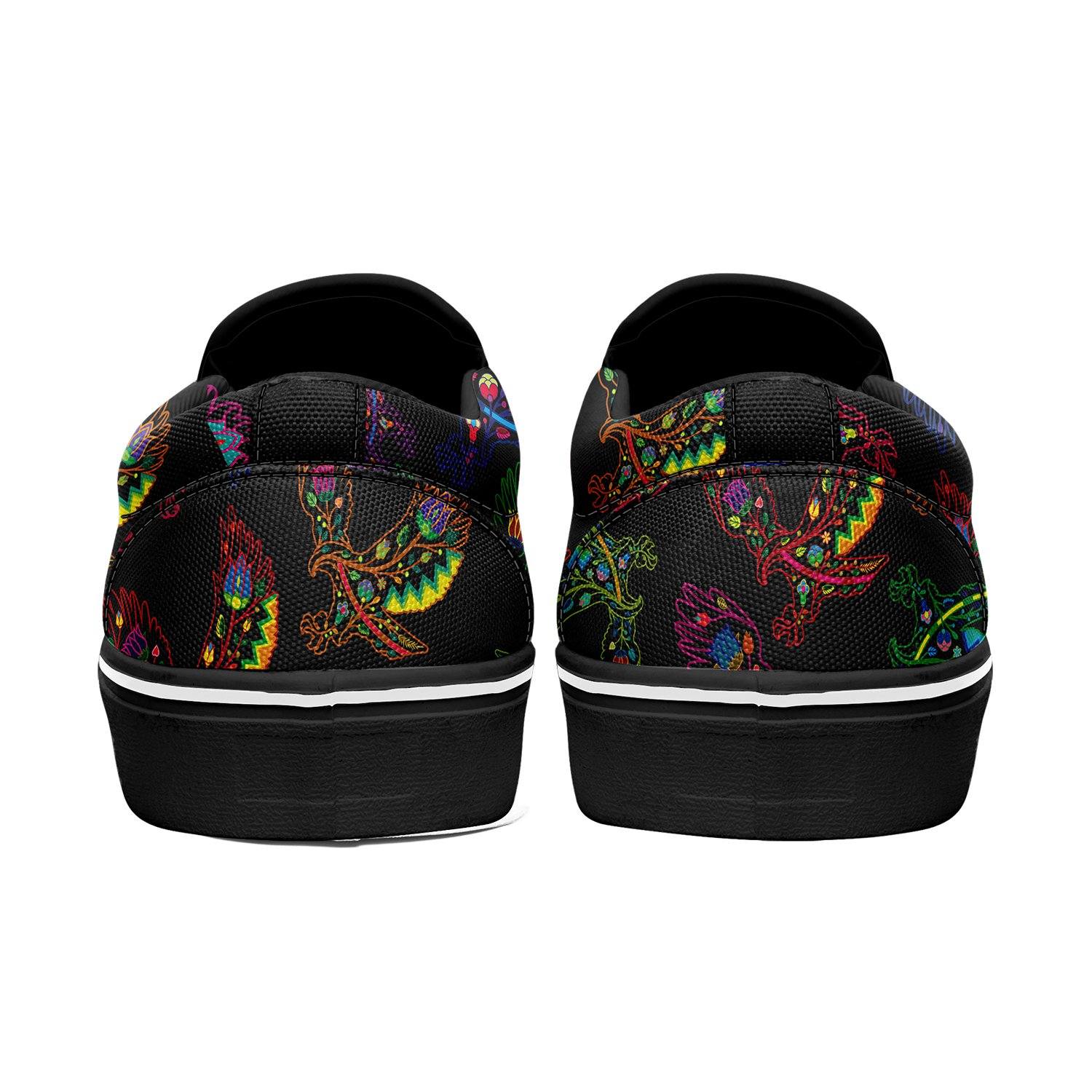 Floral Eagle Otoyimm Canvas Slip On Shoes otoyimm Herman
