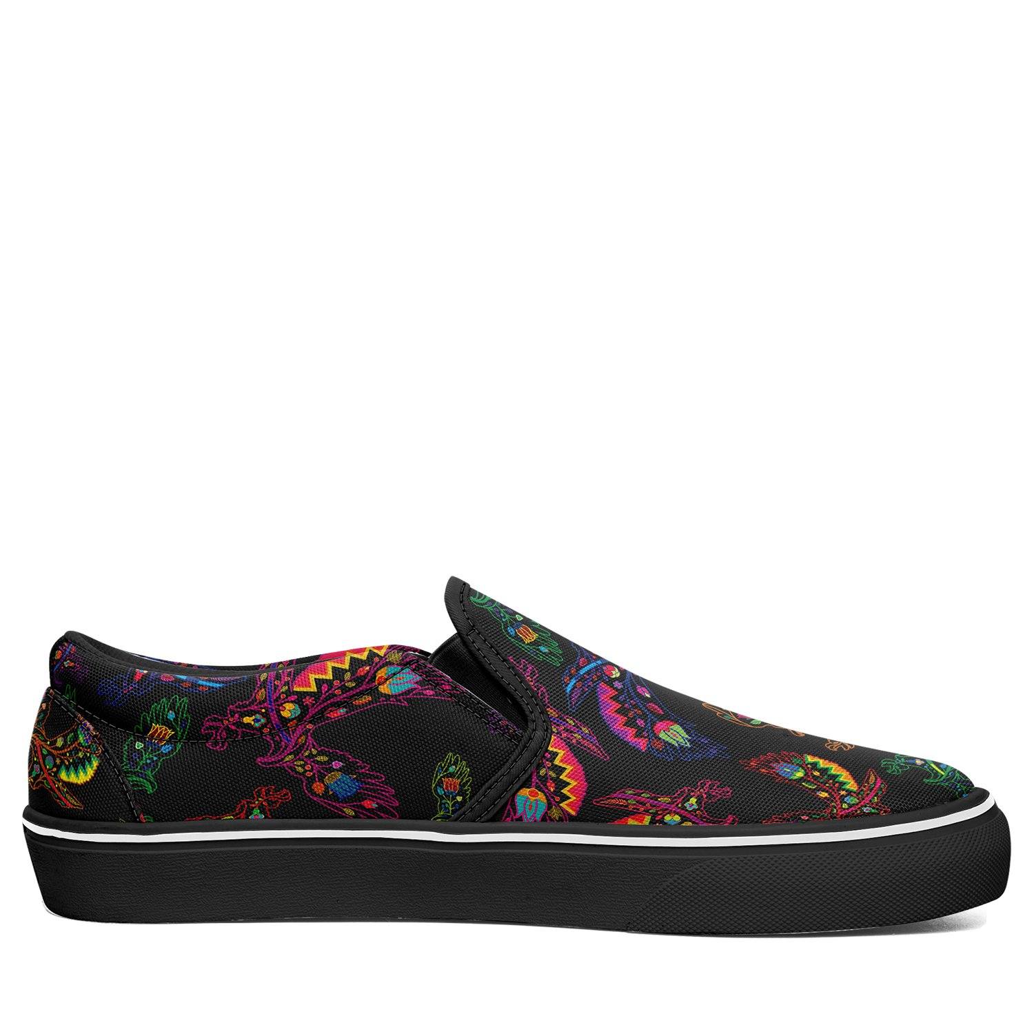 Floral Eagle Otoyimm Canvas Slip On Shoes otoyimm Herman