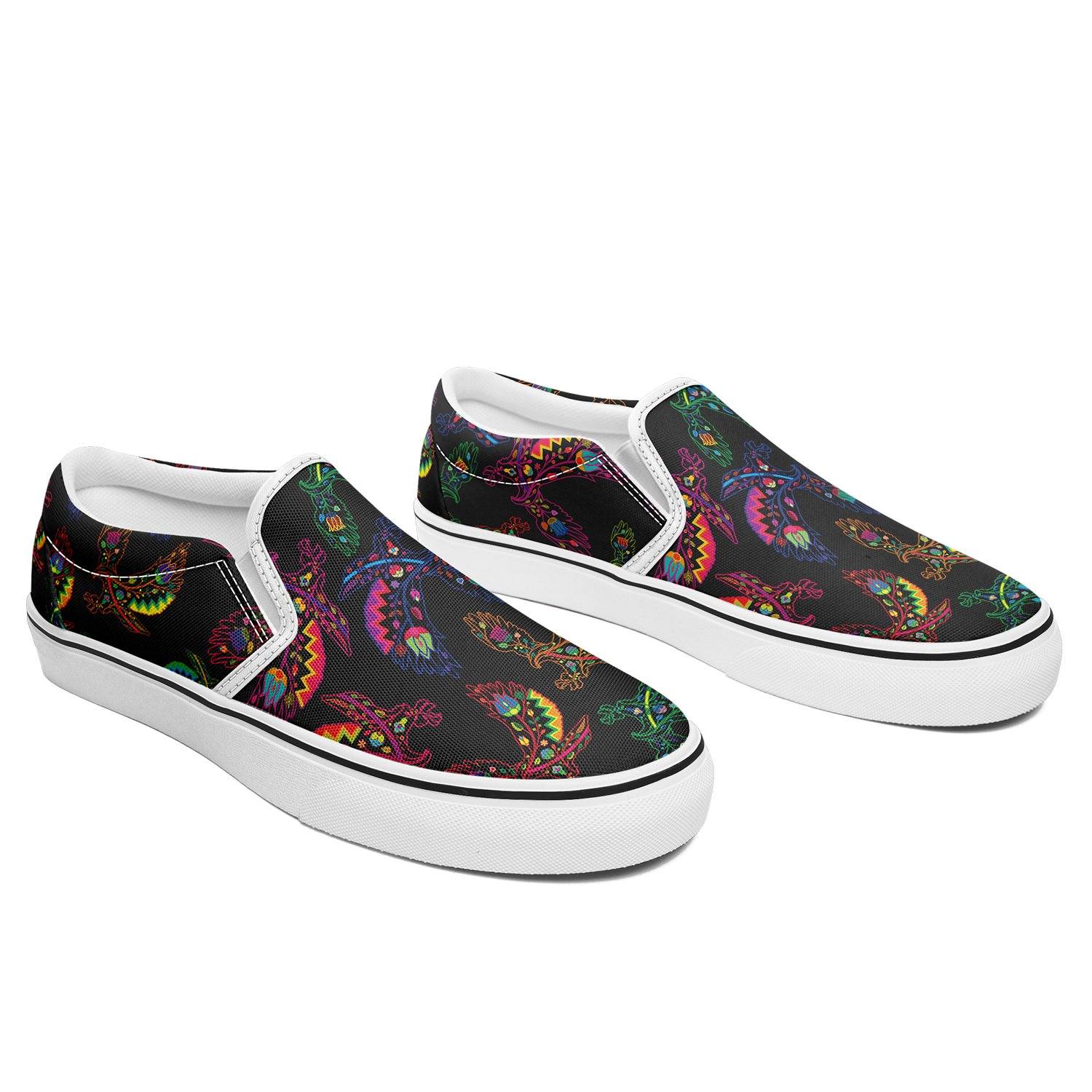 Floral Eagle Otoyimm Canvas Slip On Shoes otoyimm Herman