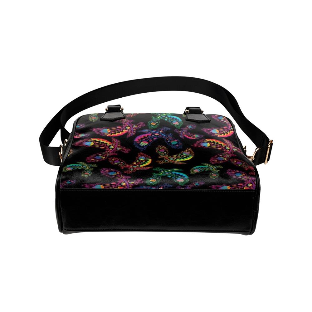 Floral Eagle Shoulder Handbag (Model 1634) Shoulder Handbags (1634) e-joyer