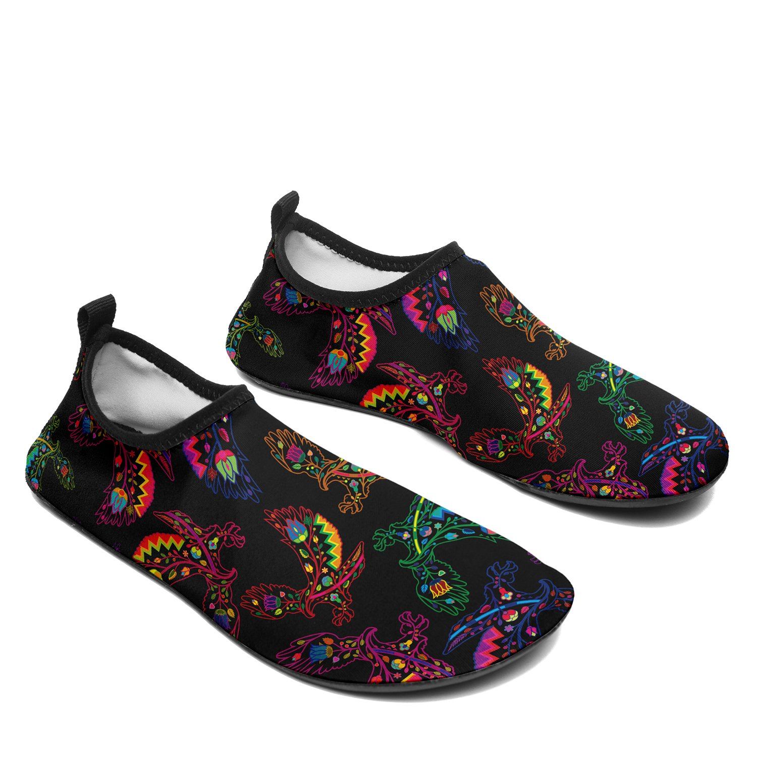 Floral Eagle Sockamoccs Kid's Slip On Shoes Herman