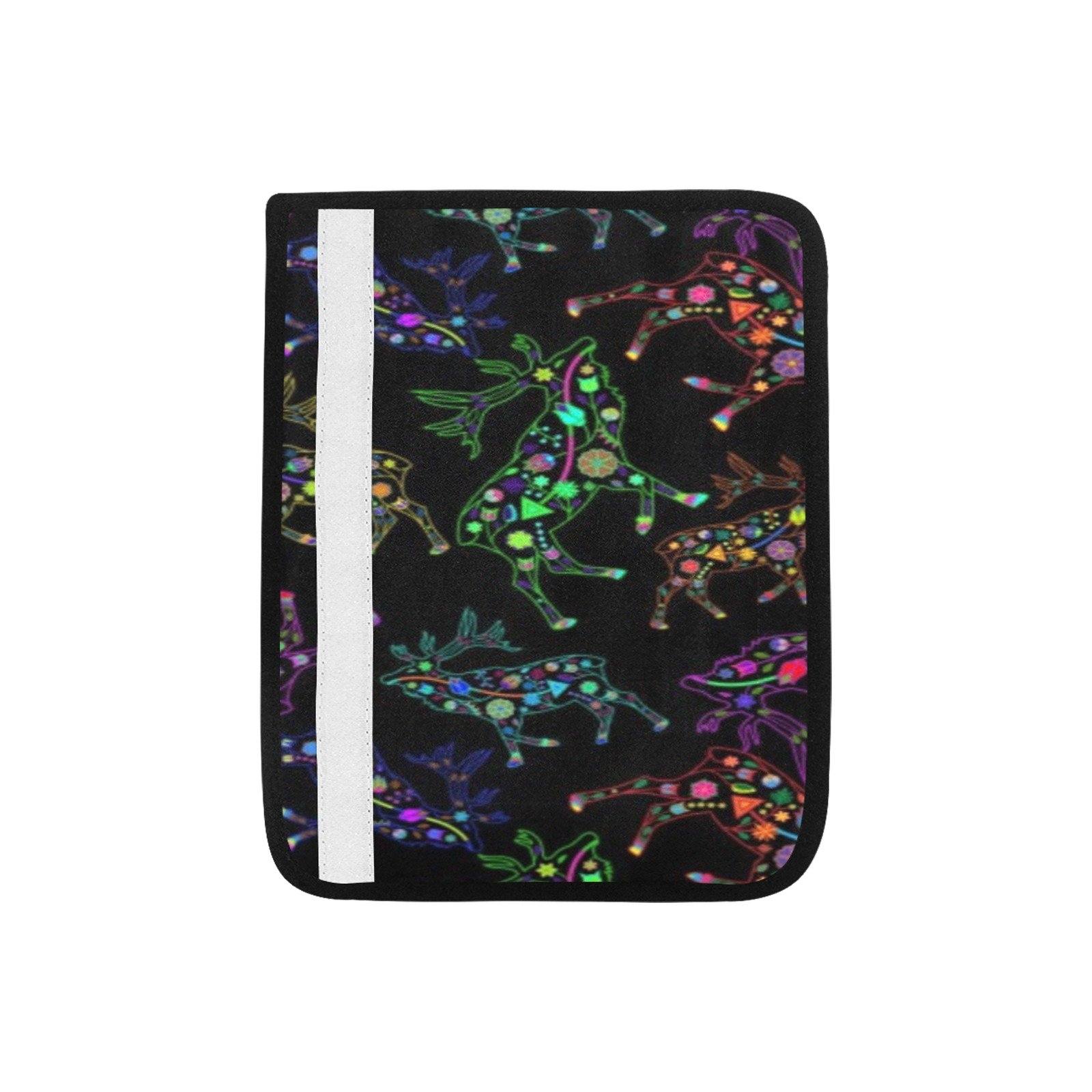 Floral Elk Car Seat Belt Cover 7''x12.6'' (Pack of 2) Car Seat Belt Cover 7x12.6 (Pack of 2) e-joyer