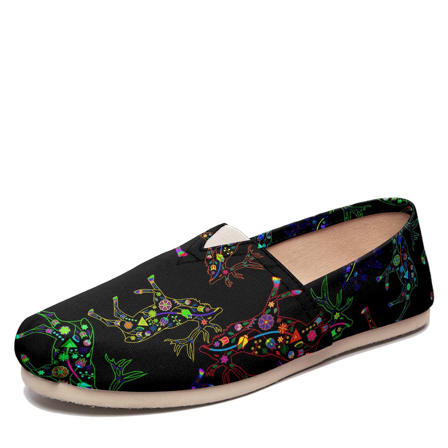Floral Elk Casual Unisex Slip On Shoe Herman