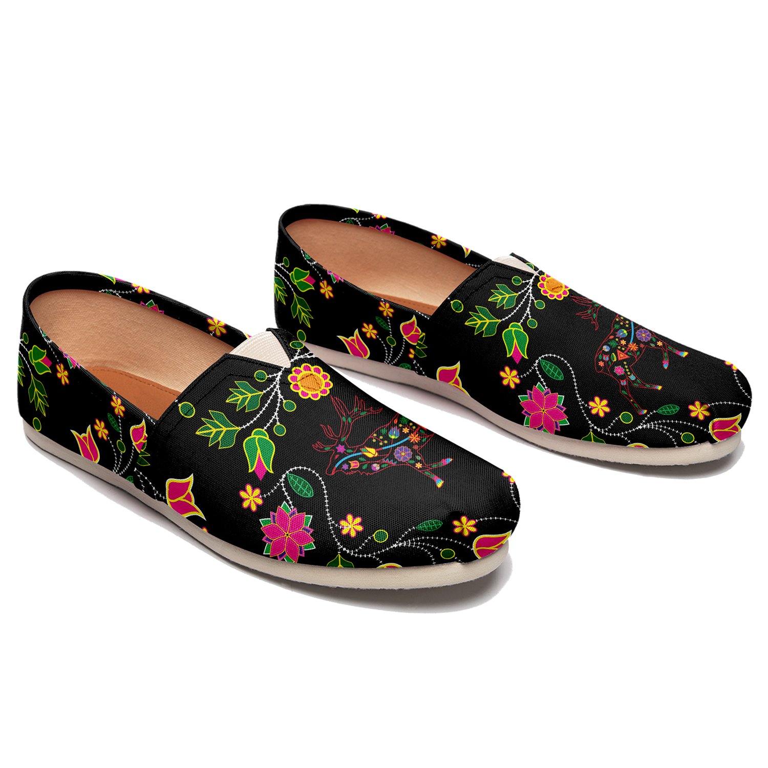 Floral Elk Casual Unisex Slip On Shoe Herman