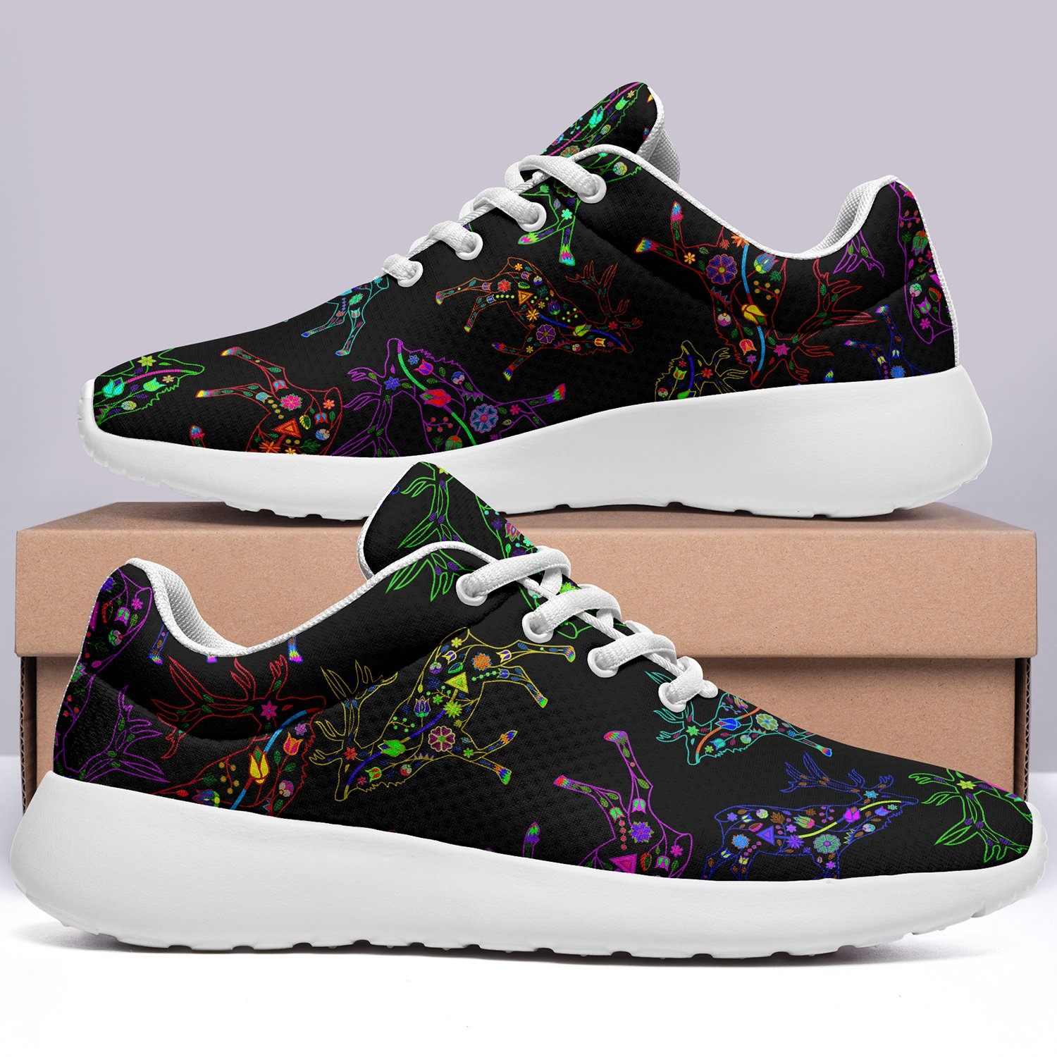 Floral Elk Ikkaayi Sport Sneakers ikkaayi Herman