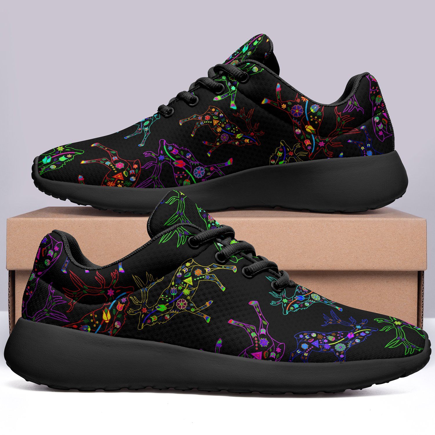 Floral Elk Ikkaayi Sport Sneakers ikkaayi Herman