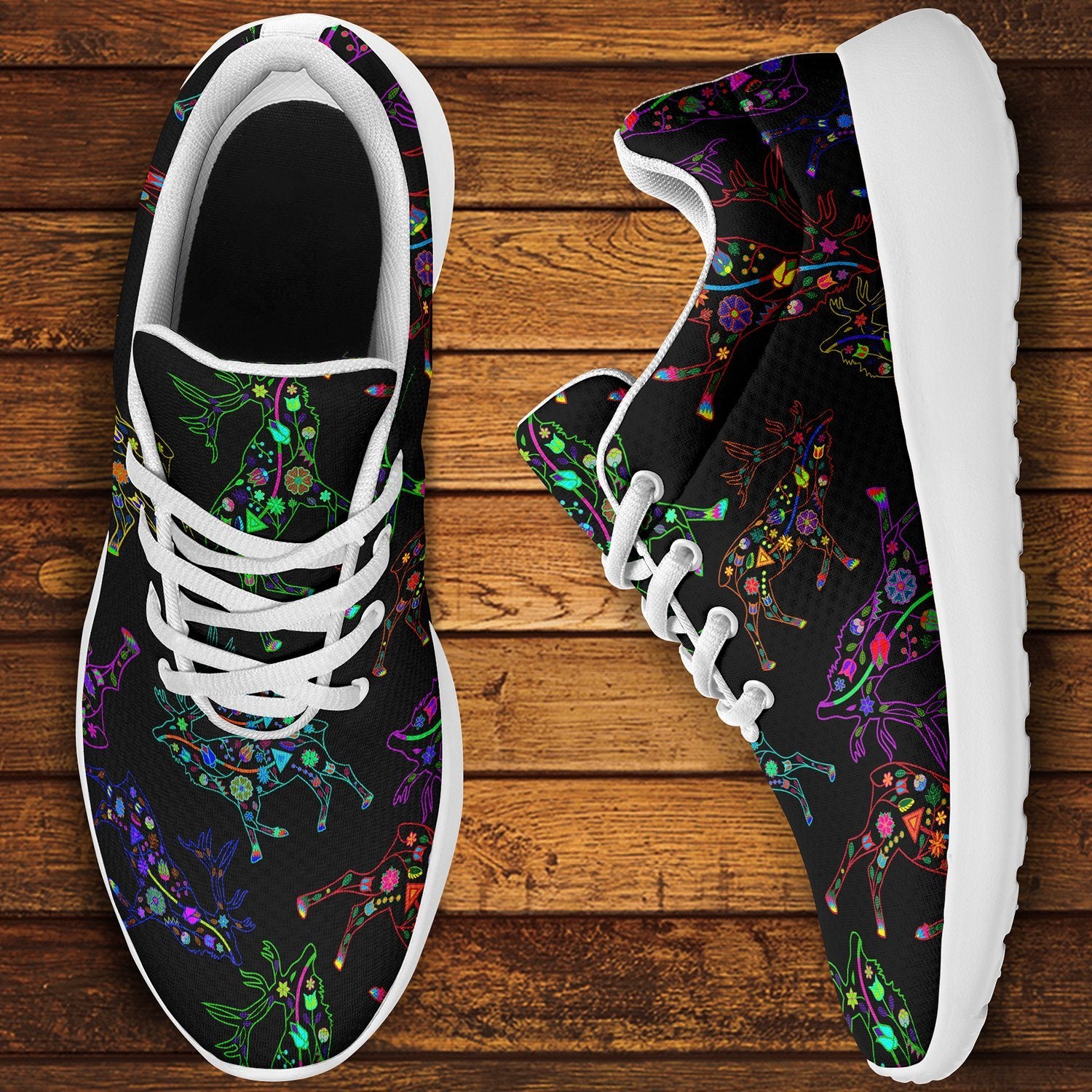 Floral Elk Ikkaayi Sport Sneakers ikkaayi Herman
