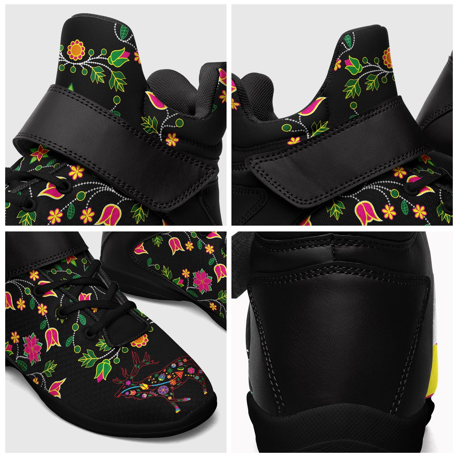 Floral Elk Ipottaa Basketball / Sport High Top Shoes 49 Dzine