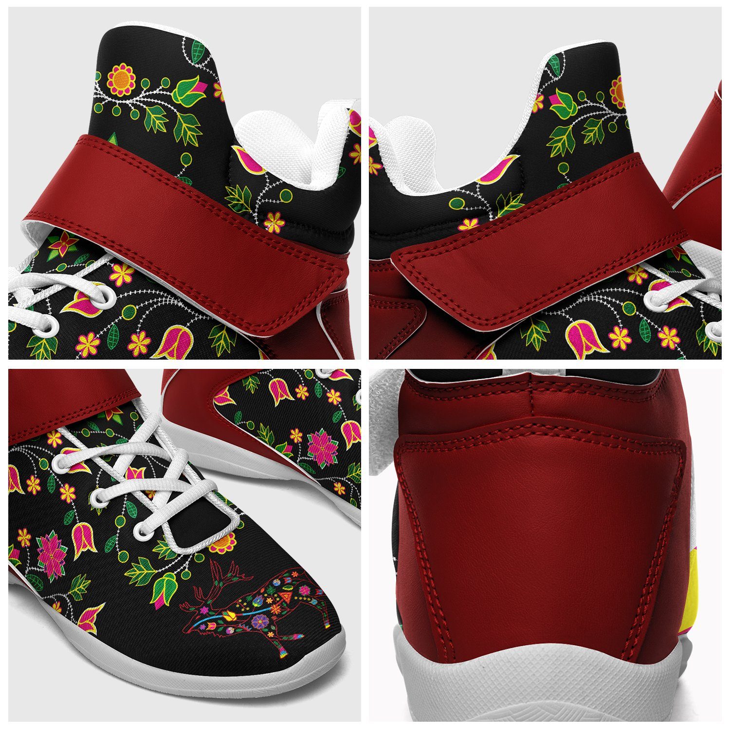 Floral Elk Ipottaa Basketball / Sport High Top Shoes 49 Dzine