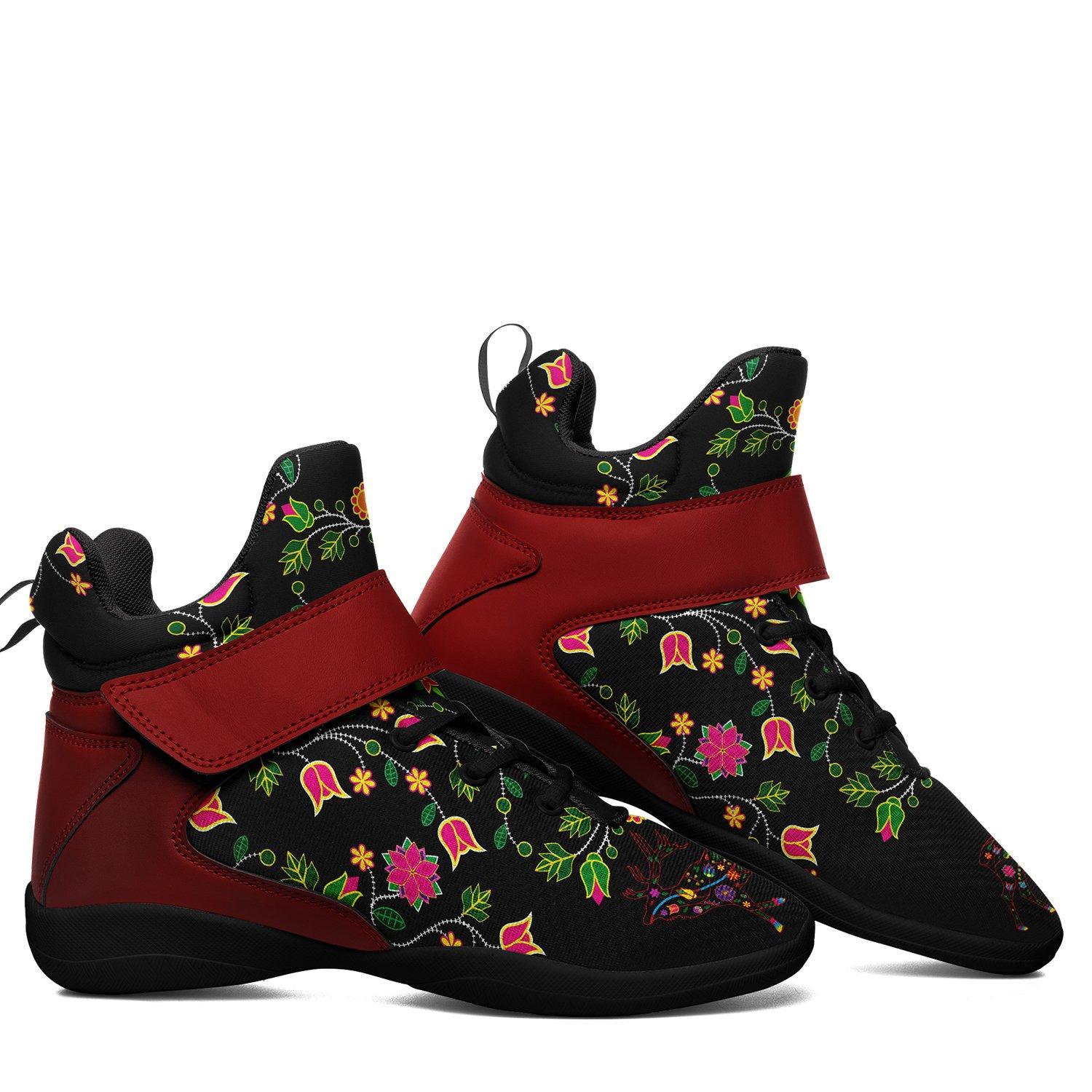 Floral Elk Ipottaa Basketball / Sport High Top Shoes - Black Sole 49 Dzine