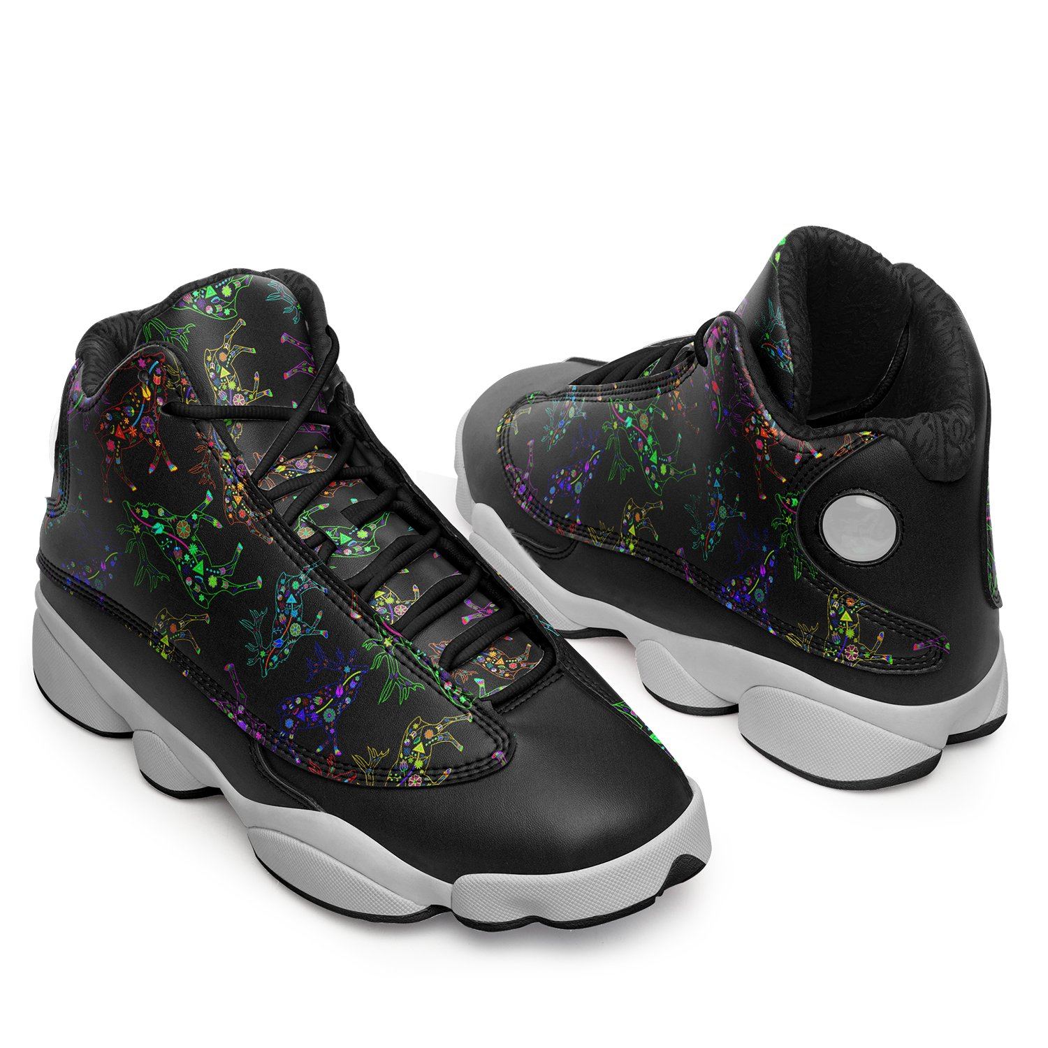 Floral Elk Isstsokini Athletic Shoes Herman