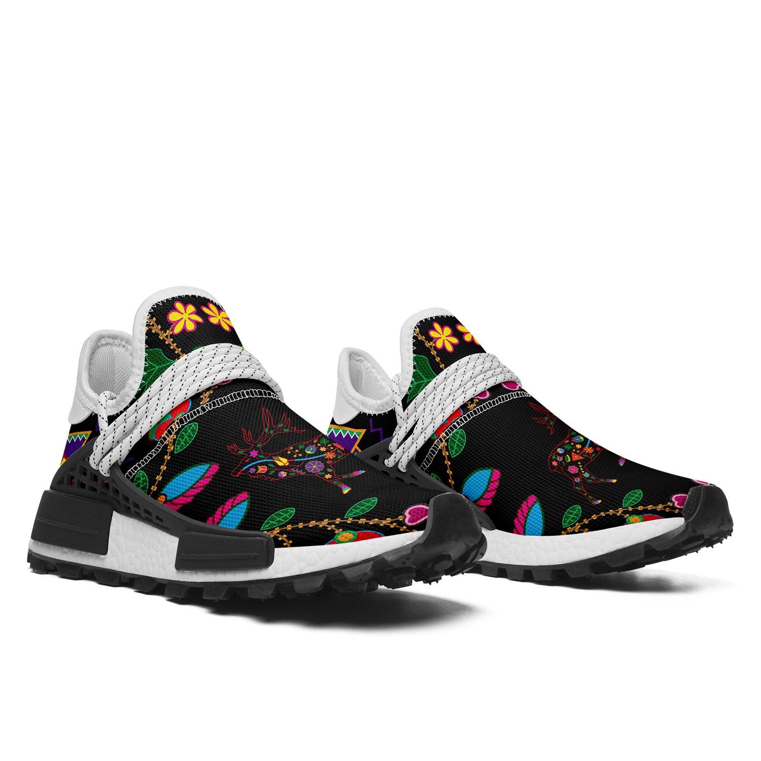 Floral Elk Okaki Sneakers Shoes 49 Dzine