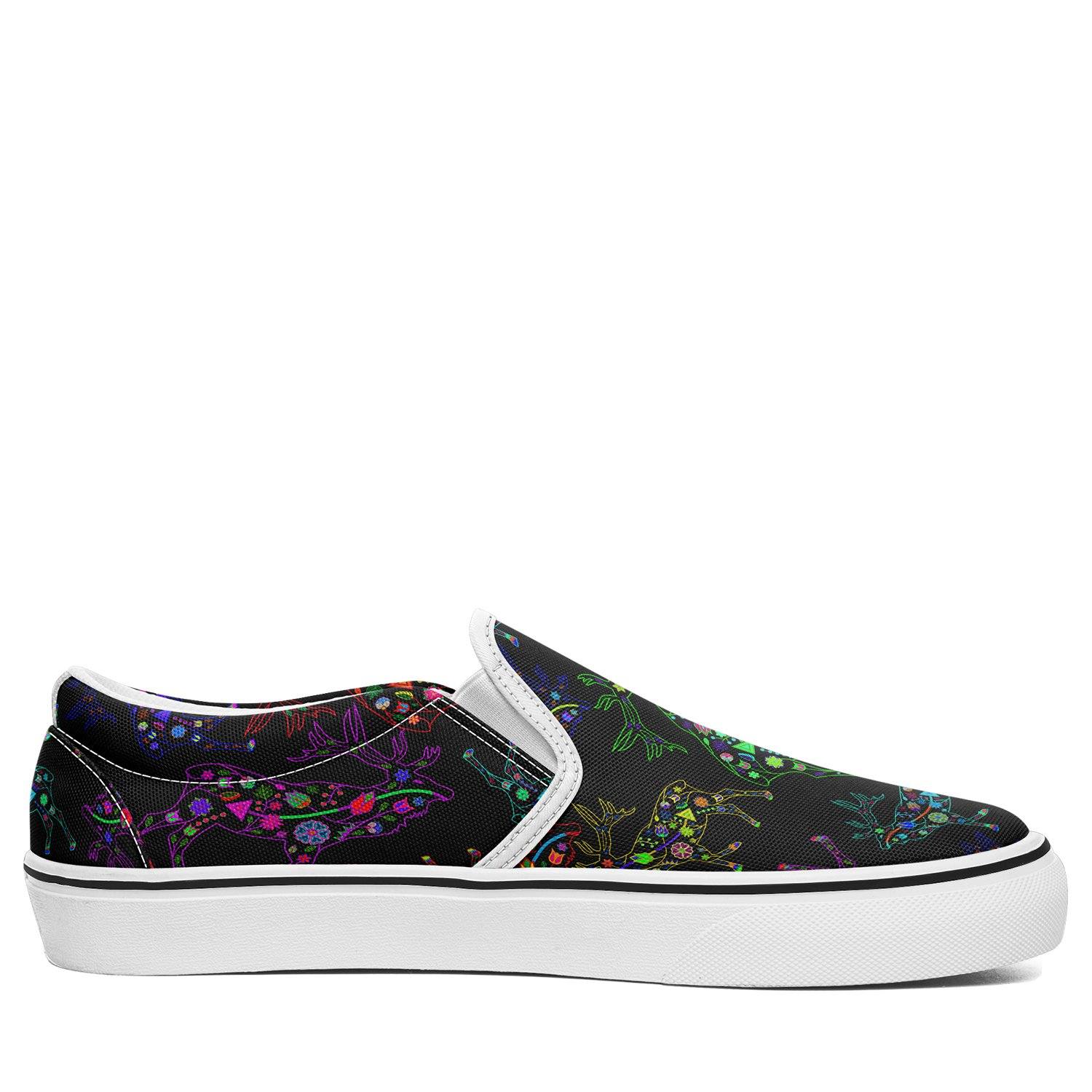 Floral Elk Otoyimm Canvas Slip On Shoes otoyimm Herman