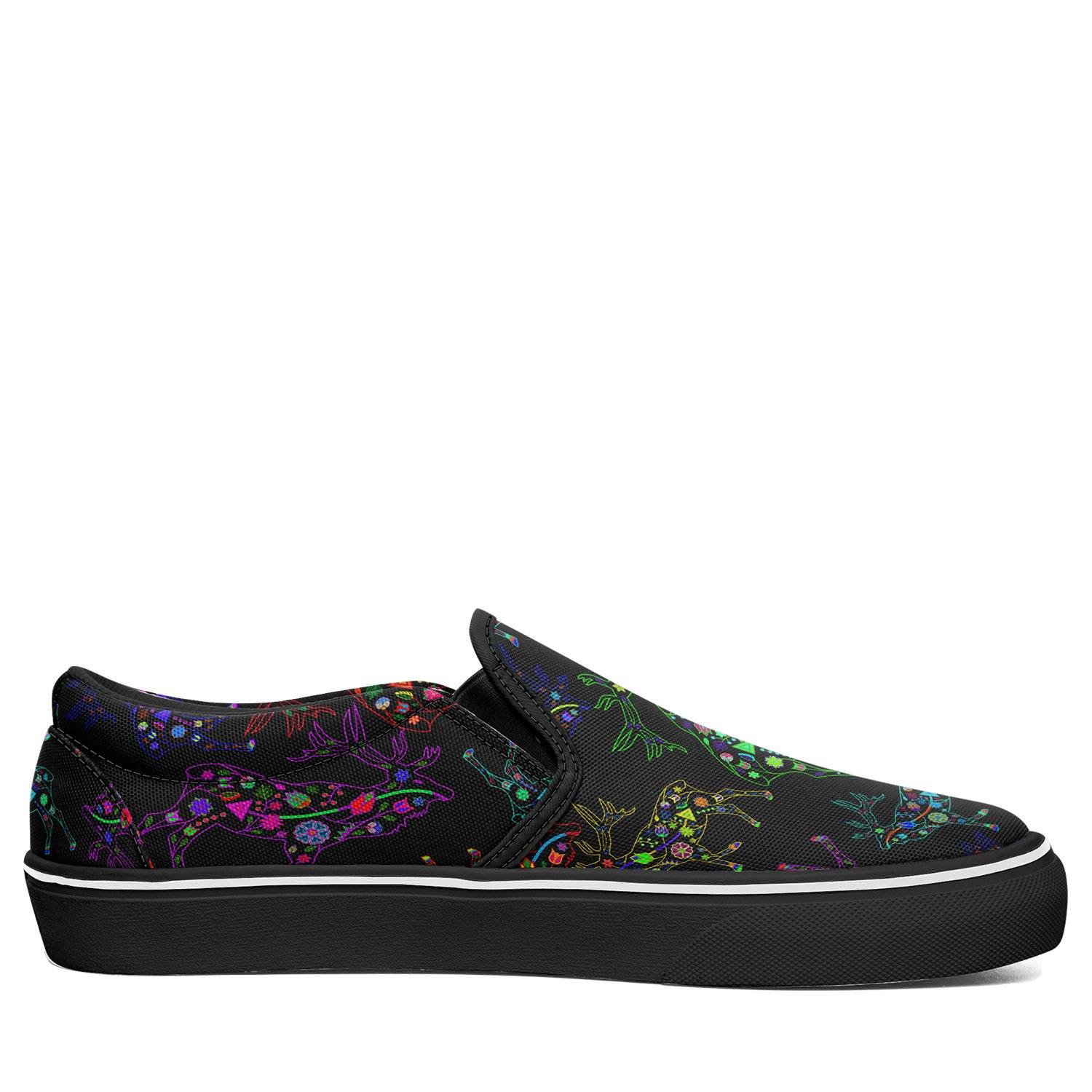 Floral Elk Otoyimm Canvas Slip On Shoes otoyimm Herman