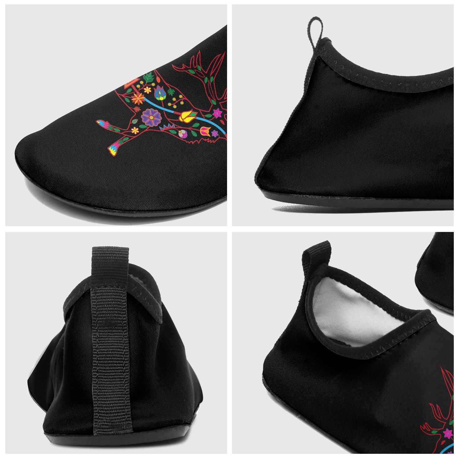 Floral Elk Sockamoccs Slip On Shoes 49 Dzine