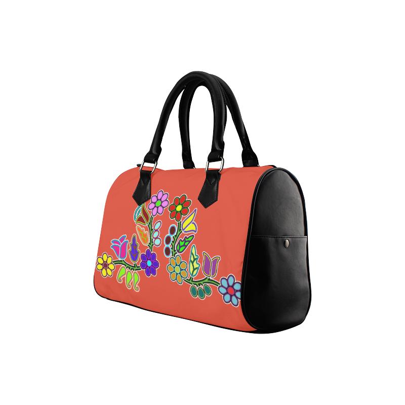 Floral Generations on Sierra Boston Handbag (Model 1621) Boston Handbags (1621) e-joyer