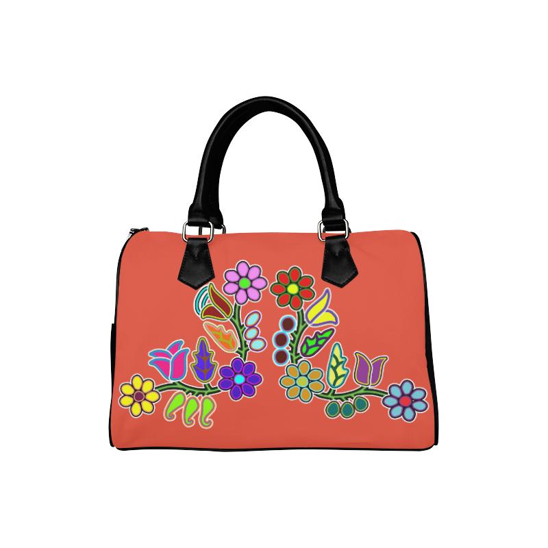 Floral Generations on Sierra Boston Handbag (Model 1621) Boston Handbags (1621) e-joyer