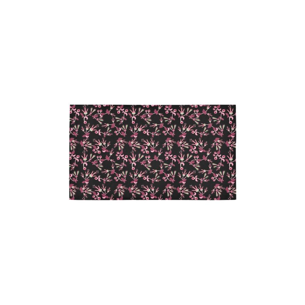 Floral Green Black Bath Rug 16''x 28'' Bath Rug 16''x 28'' e-joyer