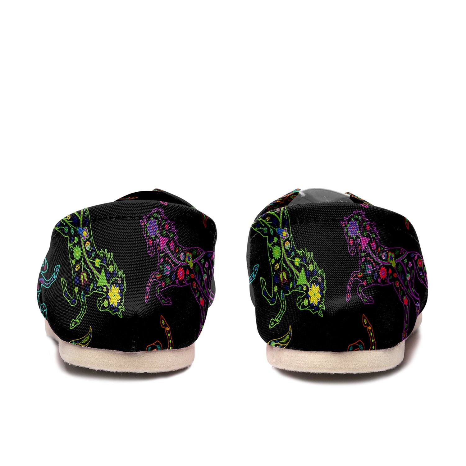 Floral Horse Casual Unisex Slip On Shoe Herman