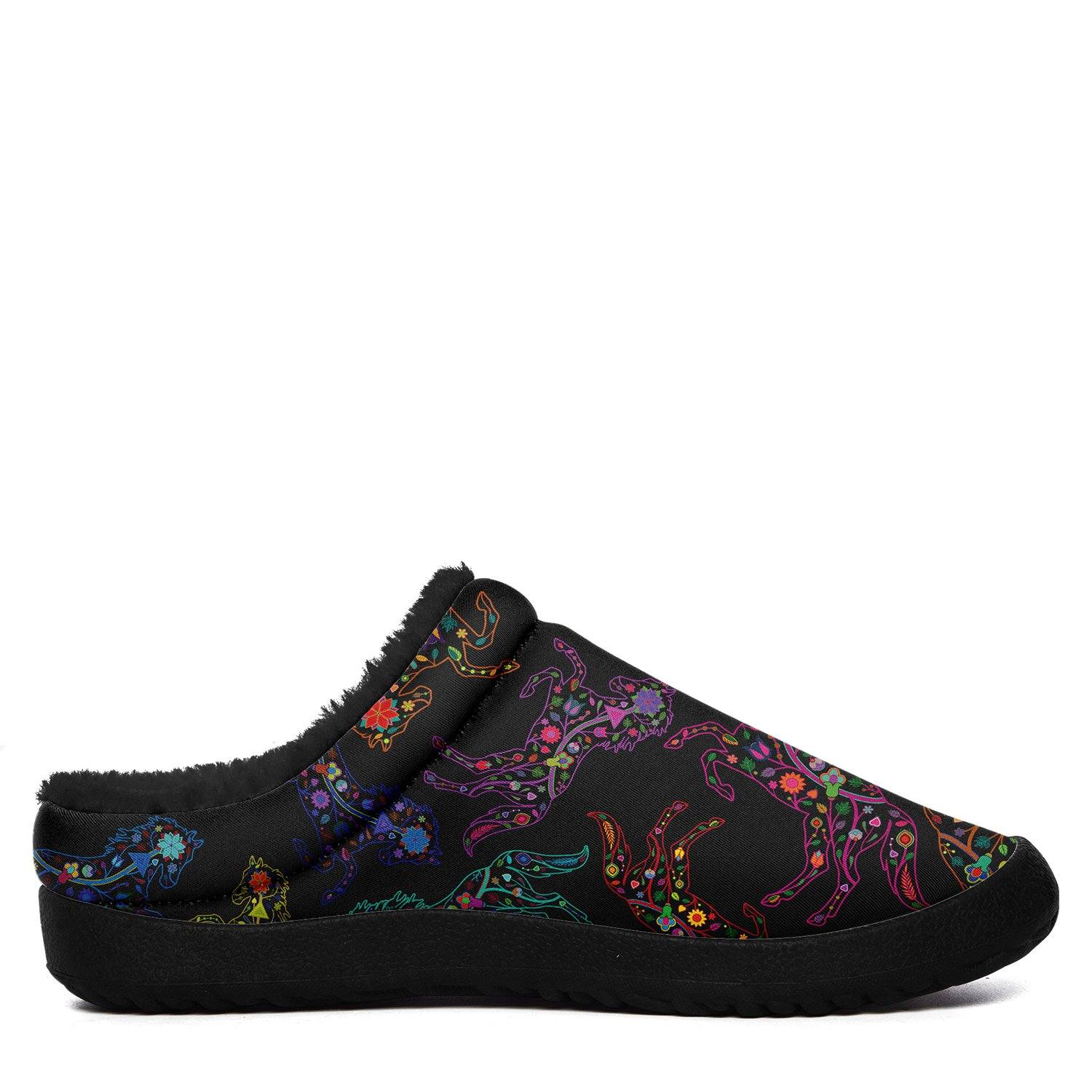 Floral Horse Ikinnii Indoor Slipper 49 Dzine