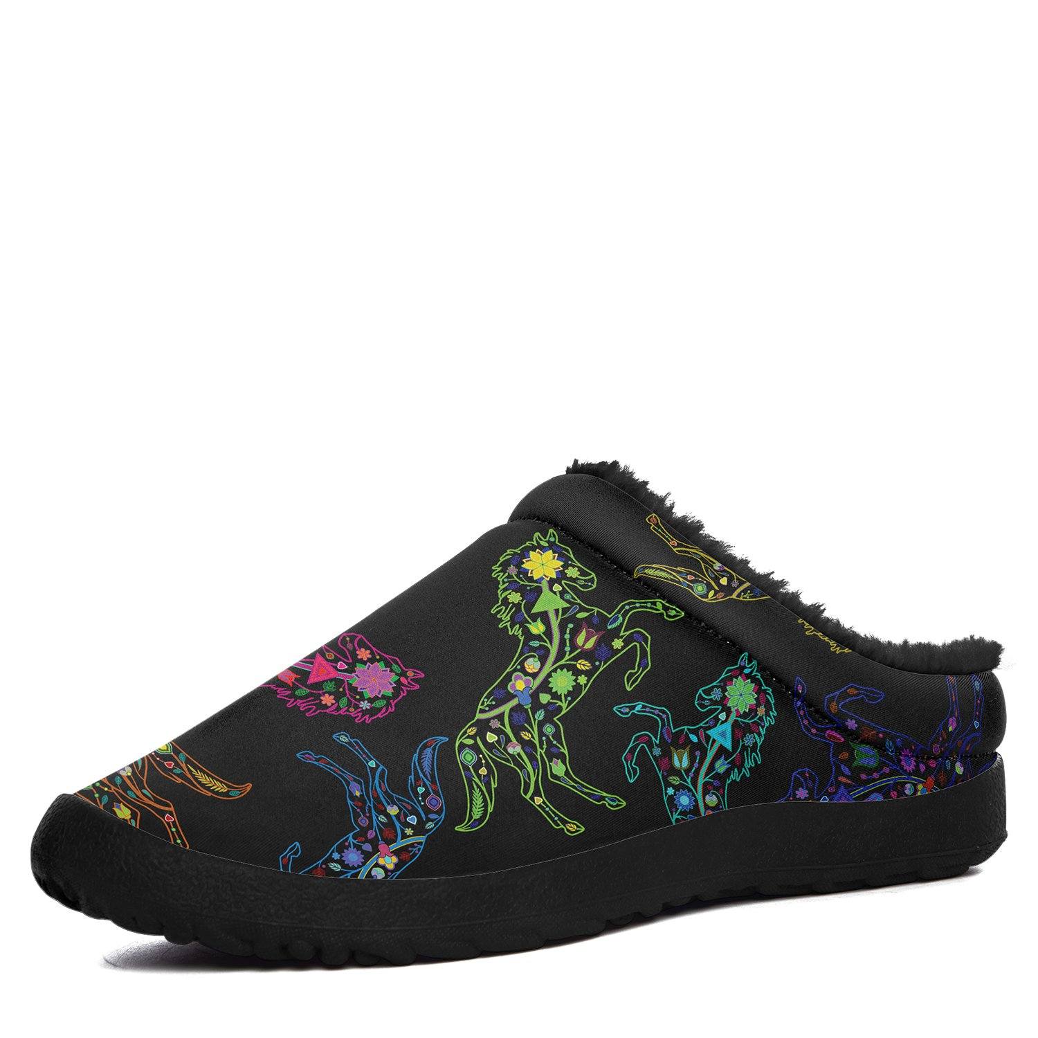 Floral Horse Ikinnii Indoor Slipper 49 Dzine