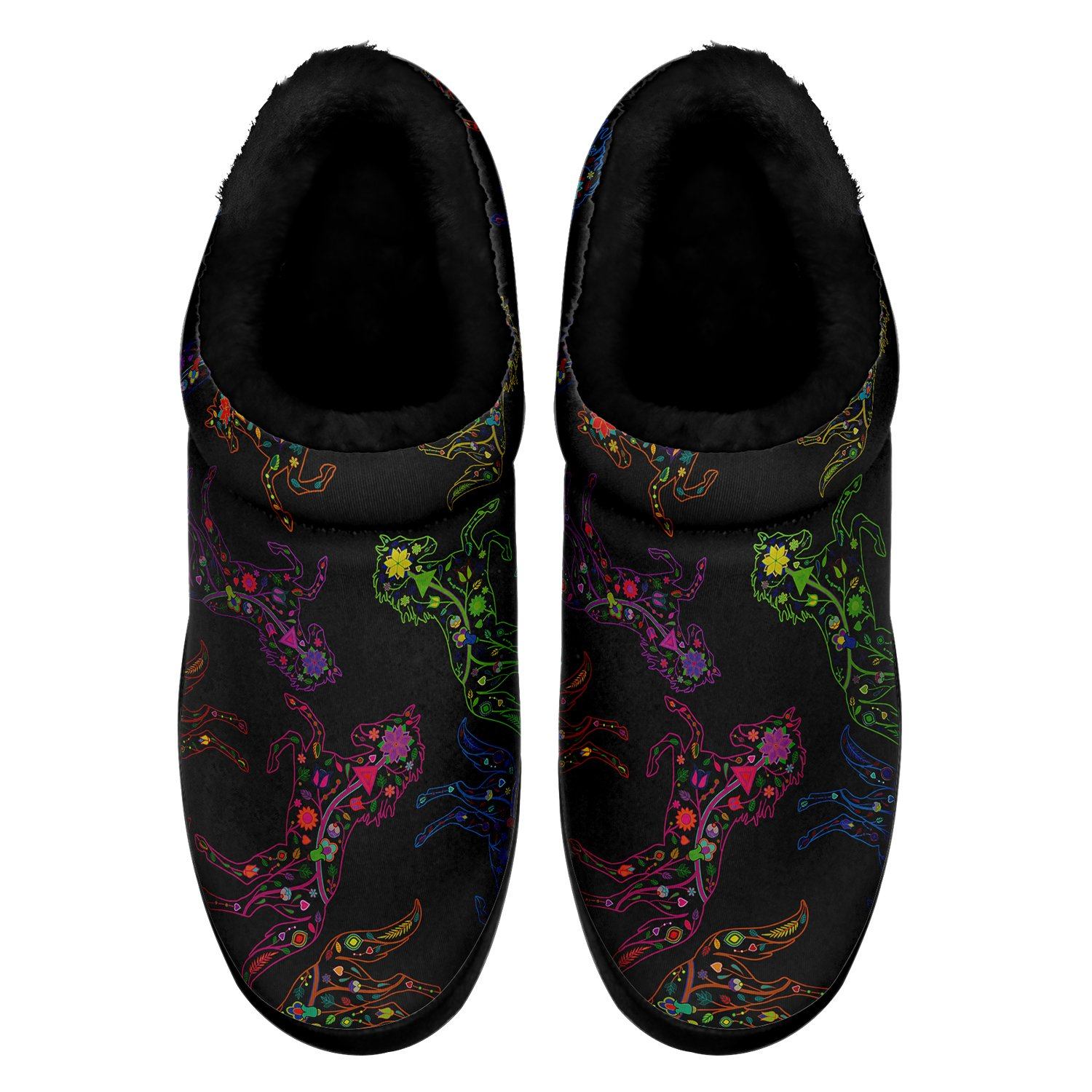 Floral Horse Ikinnii Indoor Slipper 49 Dzine