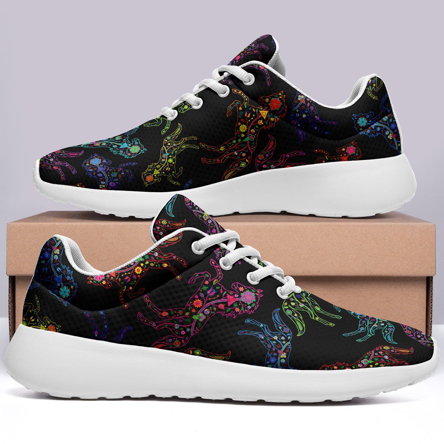 Floral Horse Ikkaayi Sport Sneakers ikkaayi Herman