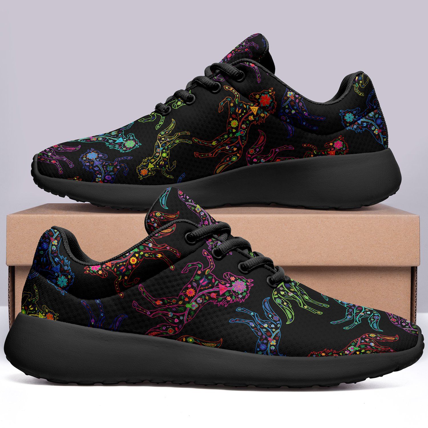 Floral Horse Ikkaayi Sport Sneakers ikkaayi Herman