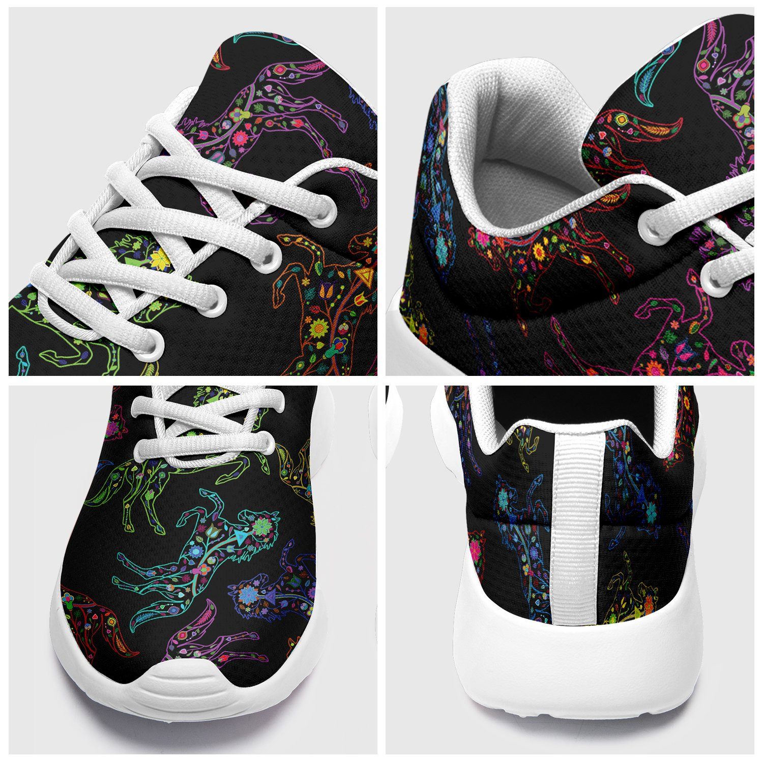 Floral Horse Ikkaayi Sport Sneakers ikkaayi Herman