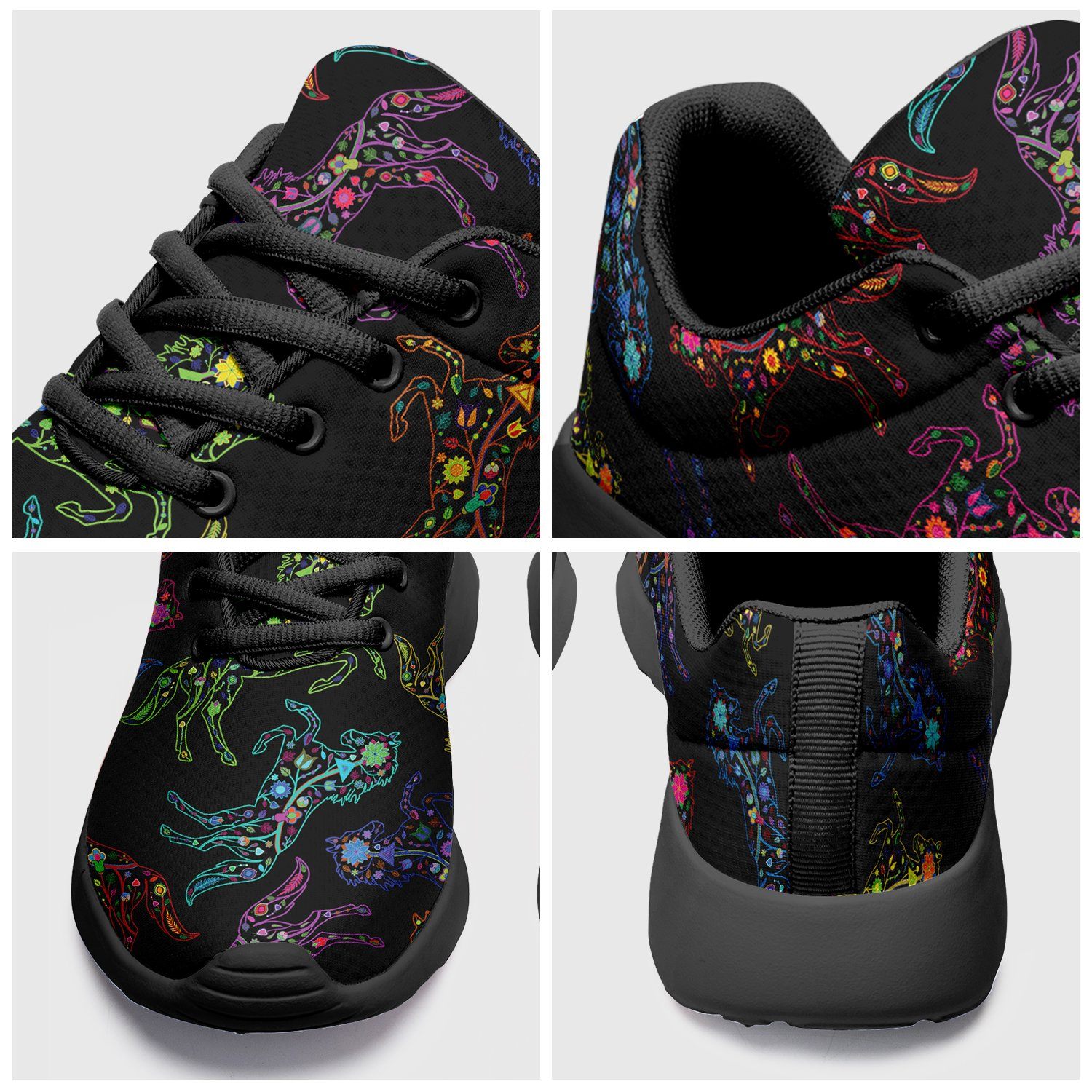 Floral Horse Ikkaayi Sport Sneakers ikkaayi Herman