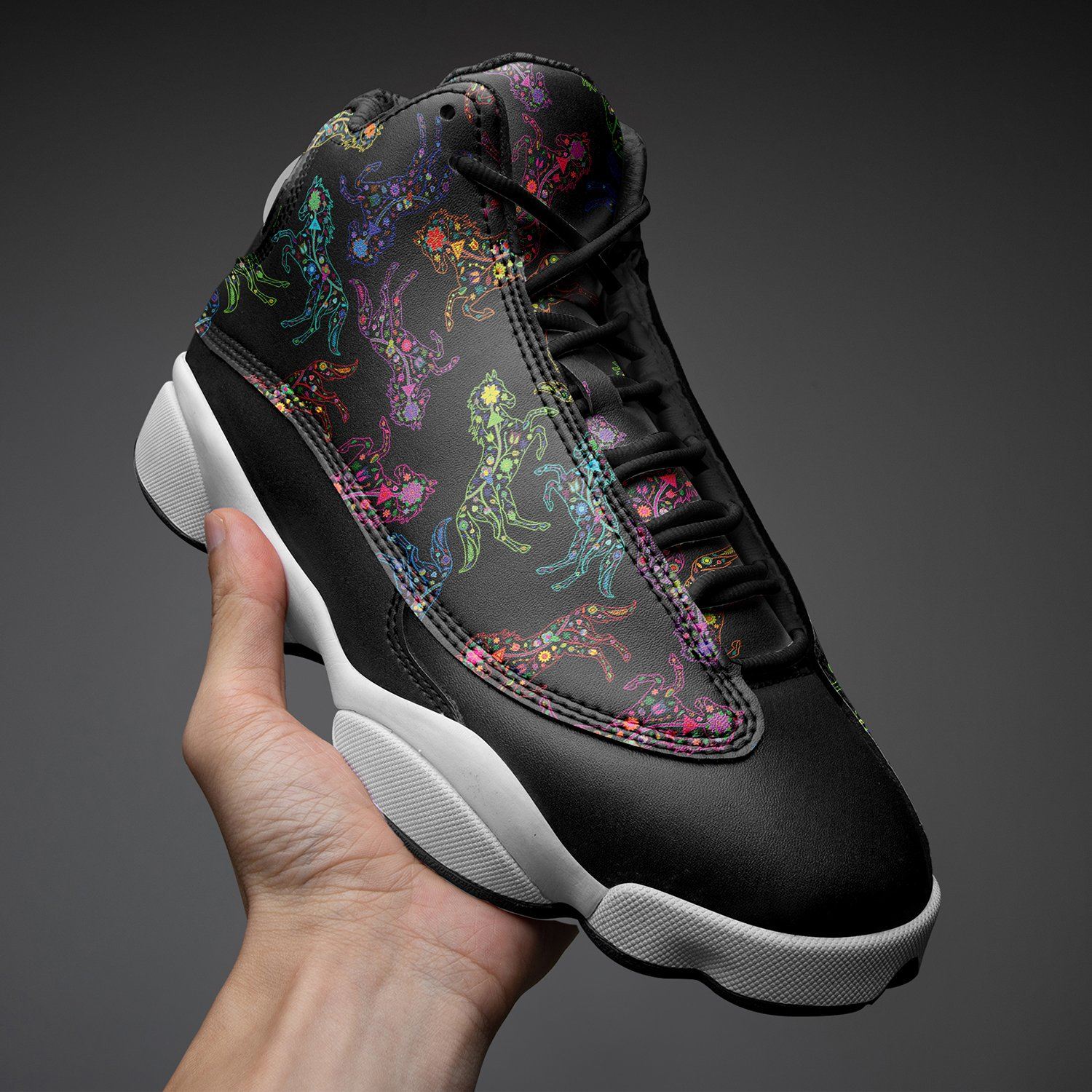 Floral Horse Isstsokini Athletic Shoes Herman