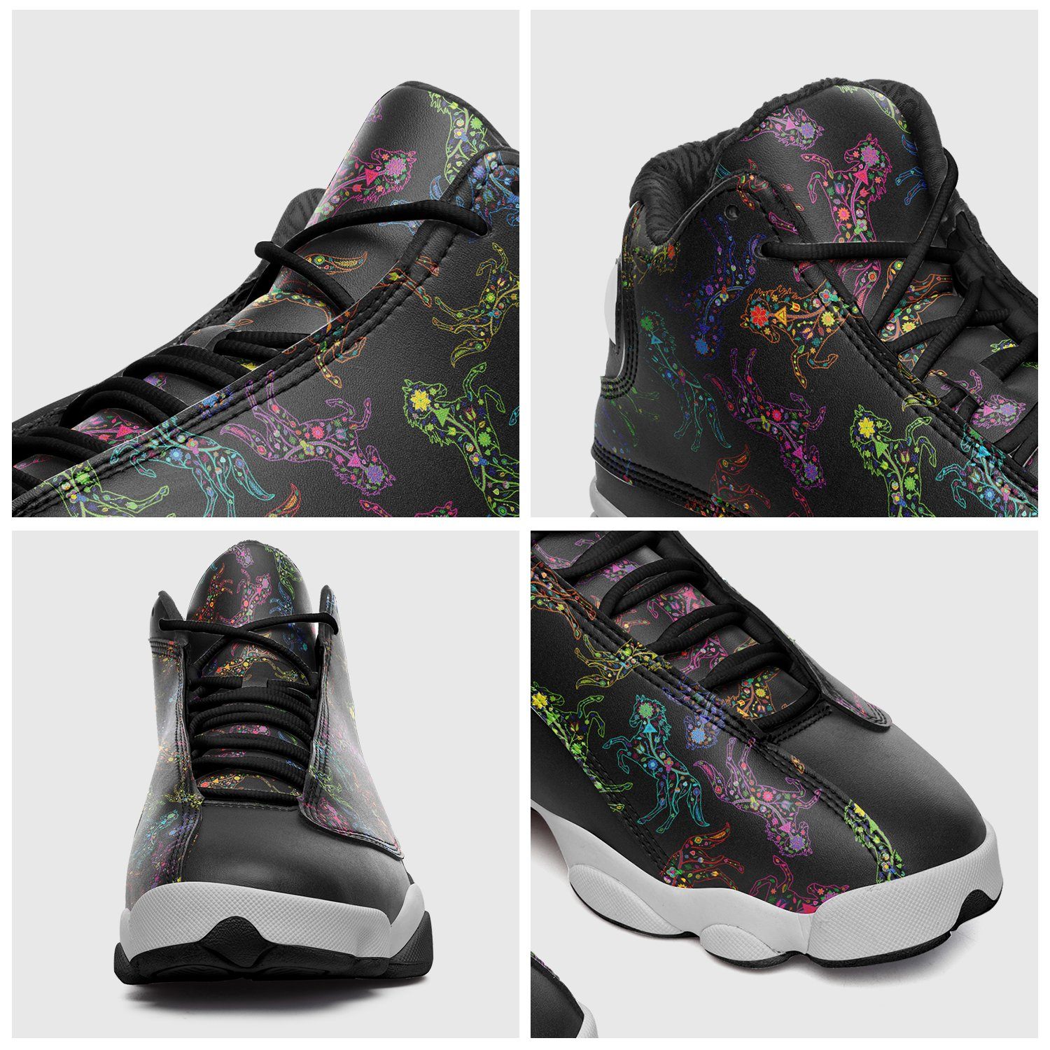 Floral Horse Isstsokini Athletic Shoes Herman