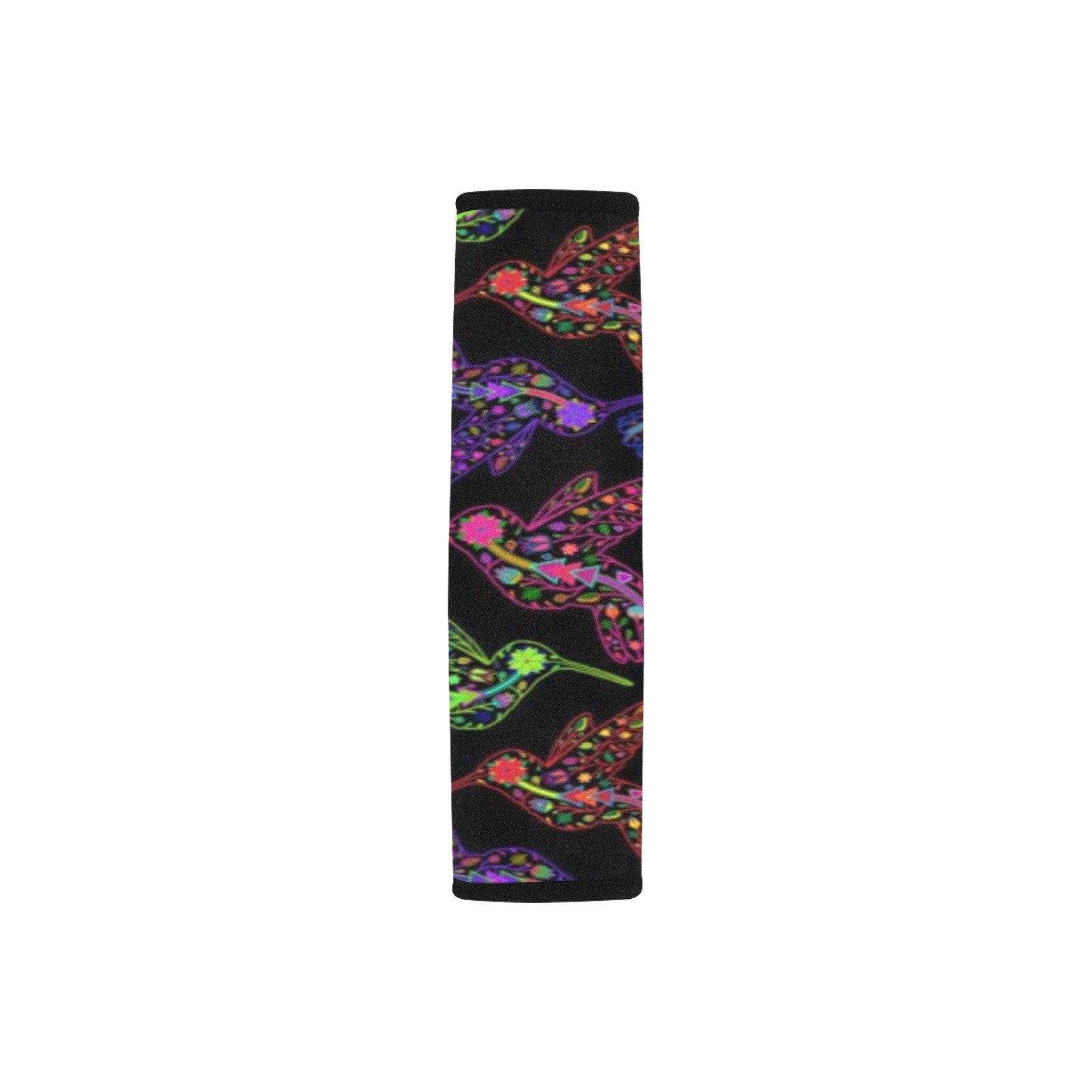 Floral Hummingbird Car Seat Belt Cover 7''x12.6'' (Pack of 2) Car Seat Belt Cover 7x12.6 (Pack of 2) e-joyer